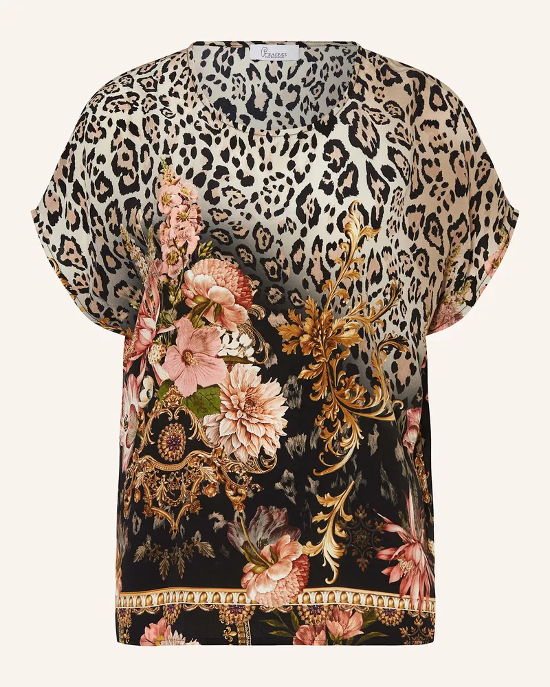 Princess goes Hollywood Blusenshirt aus Seide Braun