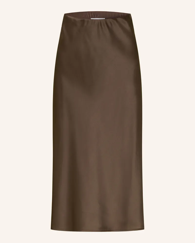 COMMA Satinrock Dunkelbraun