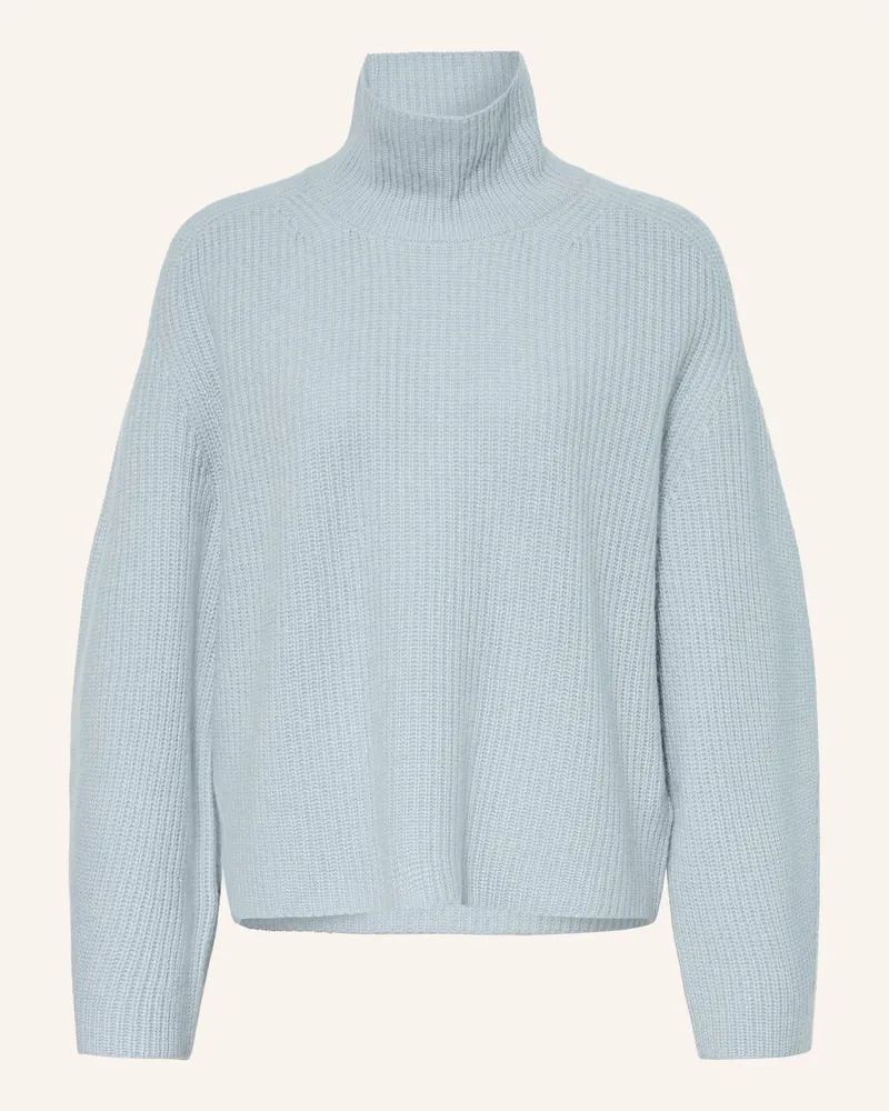 FTC Cashmere Rollkragenpullover Aus Cashmere blau Hellblau