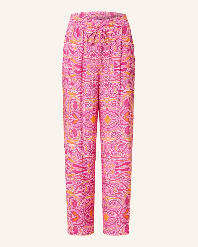 Darling Harbour Marlenehose pink Weiss