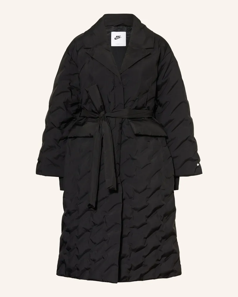 Nike Oversized-Daunenmantel Sportswear Swoosh schwarz Schwarz