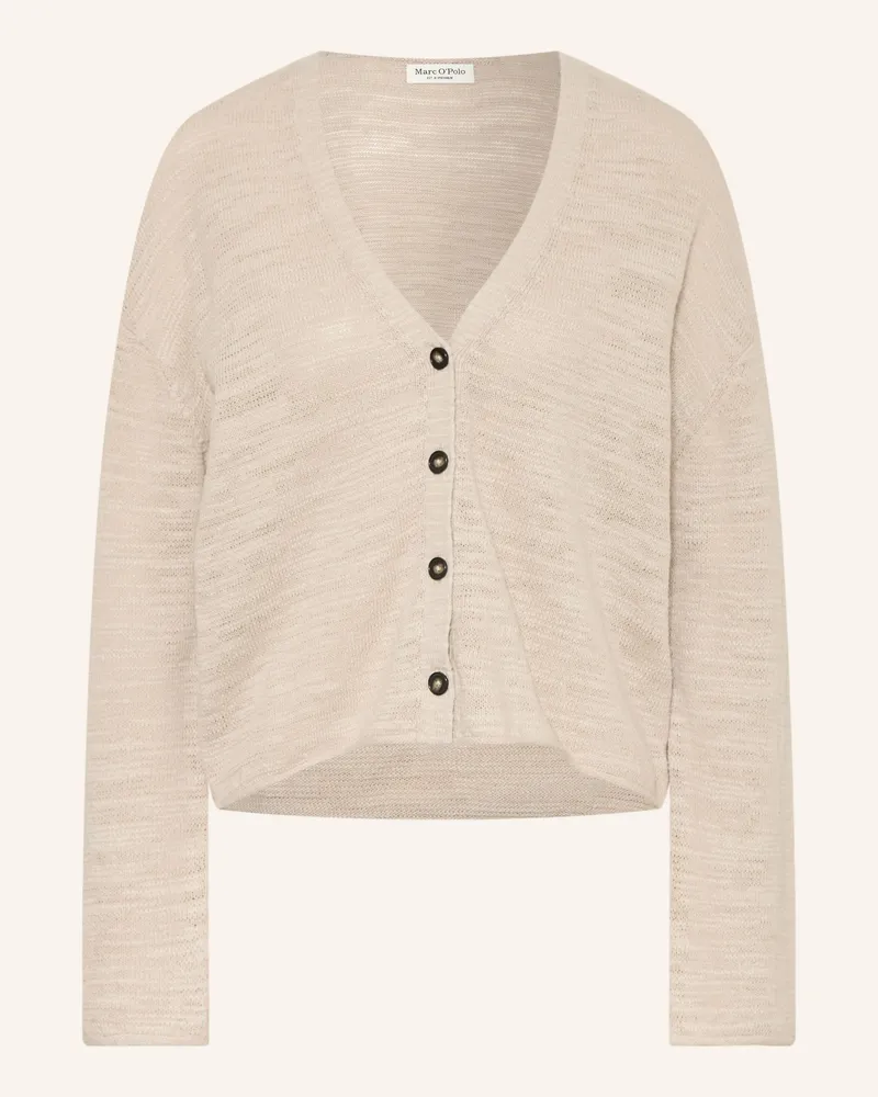 Marc O'Polo Strickjacke beige Hellbraun