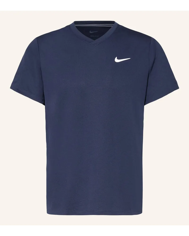 Nike T-Shirt COURT DRI-FIT VICTORY Blau