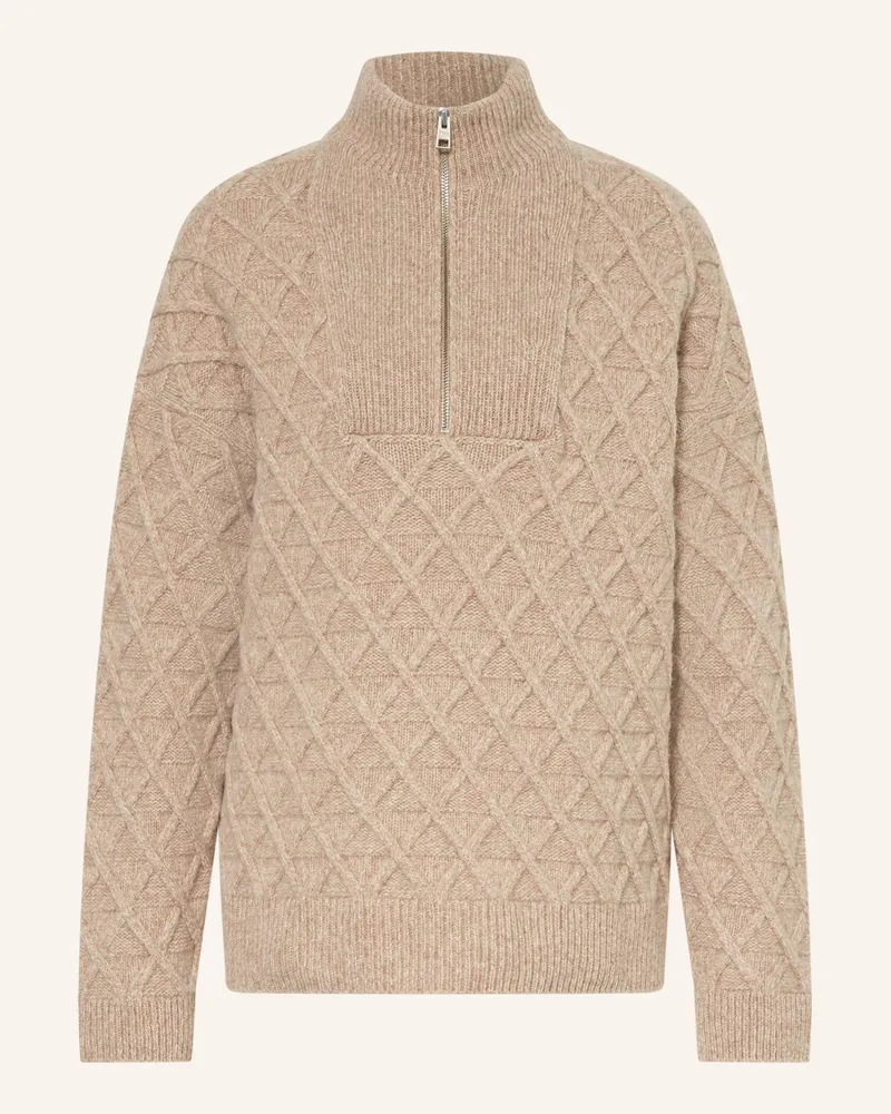 Closed Strick-Troyer Beige