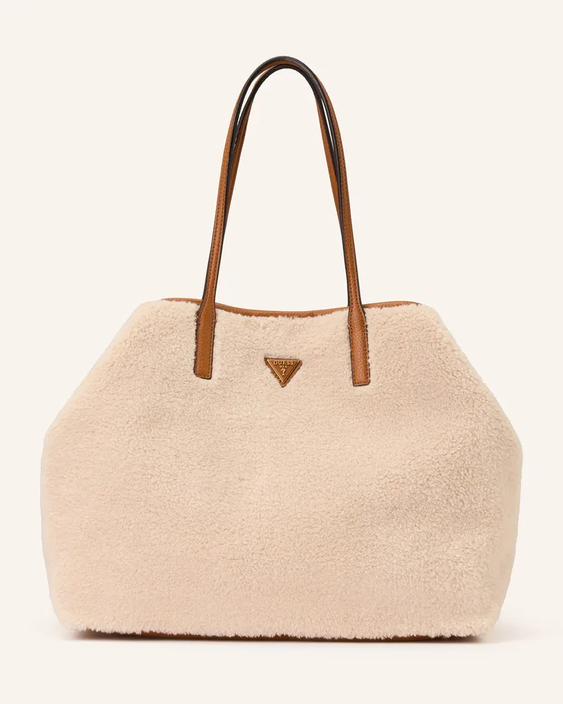 Guess Shopper VICTTORIA LARGE mit Pouch Creme