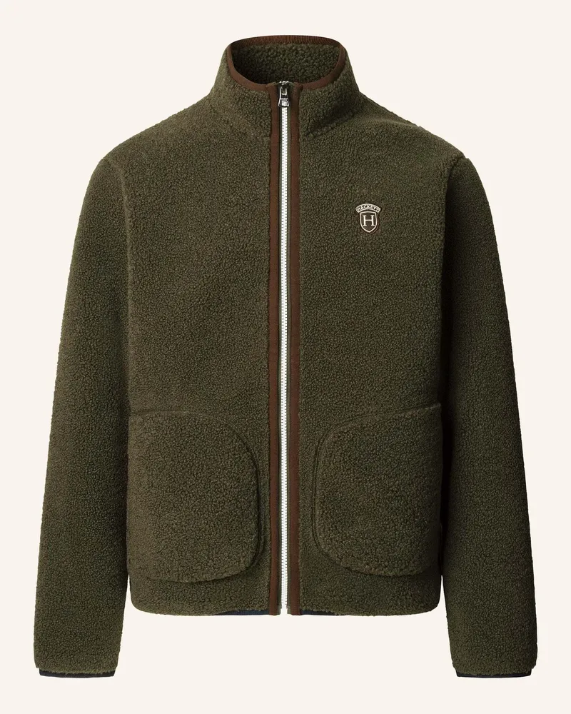 Hackett Regenjacke HERITAGE BADGE FZ Grün