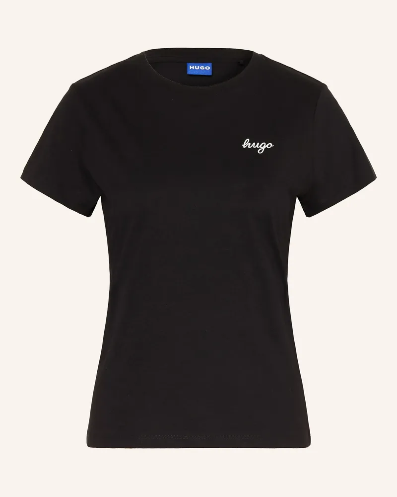 HUGO BOSS T-Shirt Damatee schwarz Schwarz