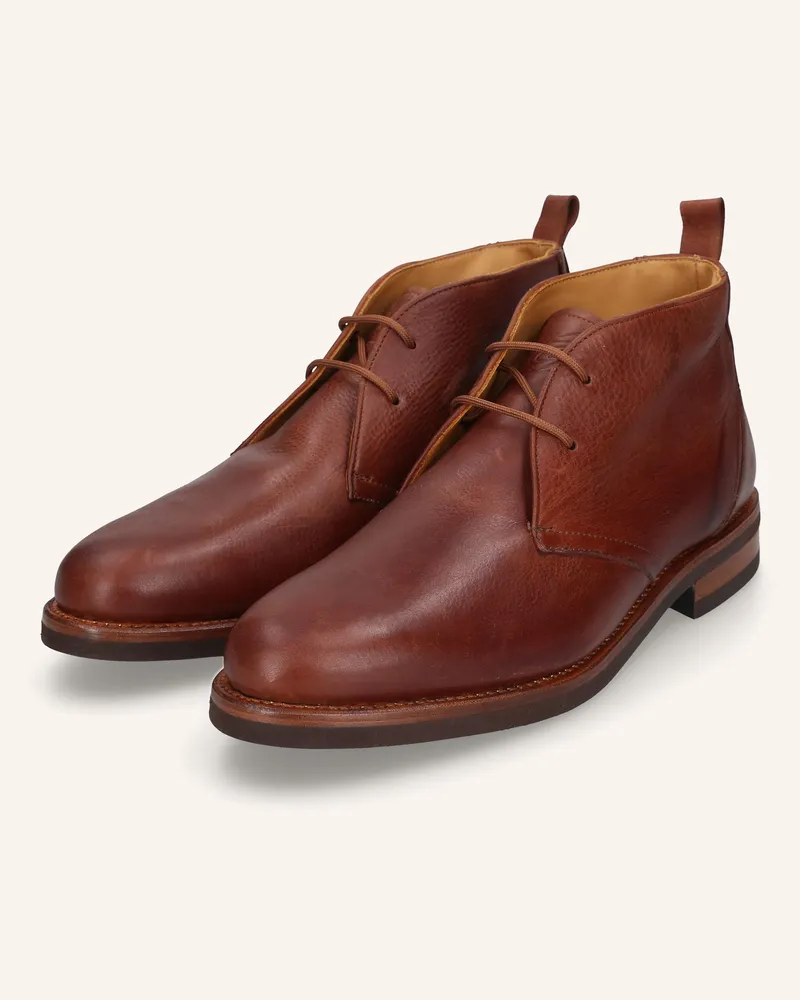 Heinrich Dinkelacker Schnürboots Genf Plain N braun Braun
