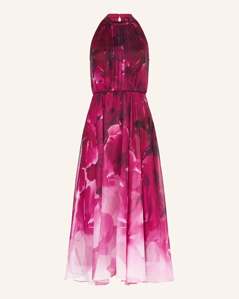 Phase Eight Kleid BETHANY mit Plissees Dunkelrot