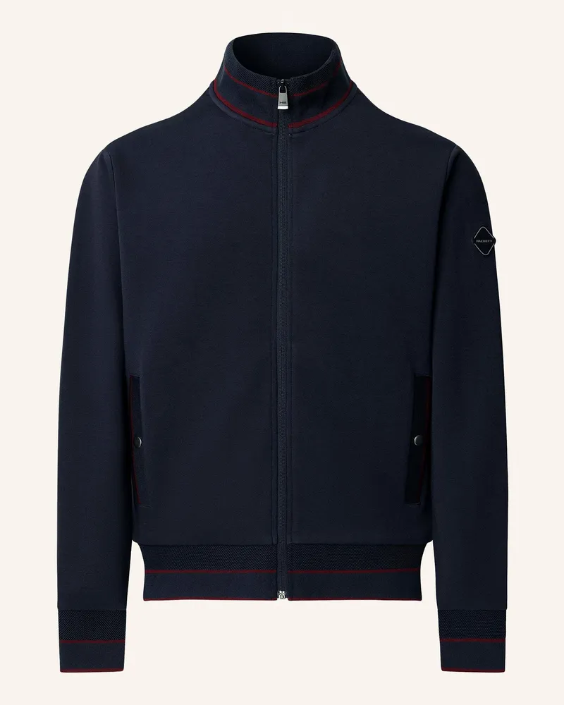 Hackett Hoodiejacke HS MANOR TRACK FZ Dunkelblau
