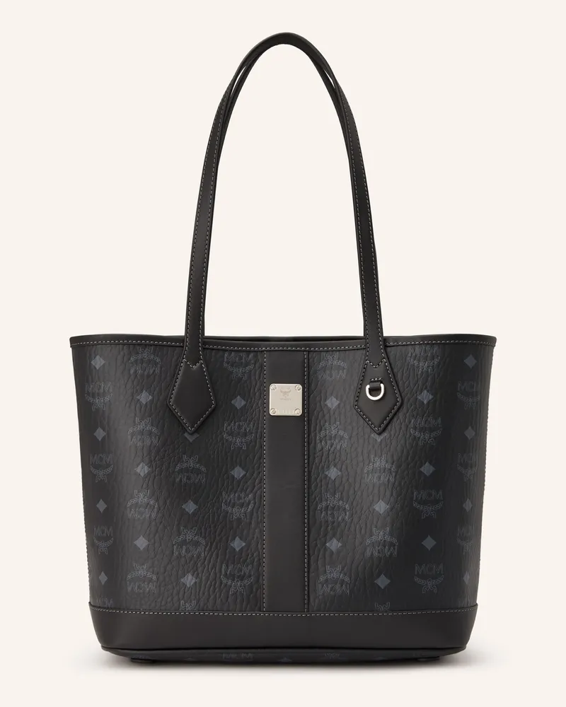 MCM Shopper LIZ mit Pouch Dunkelgrau