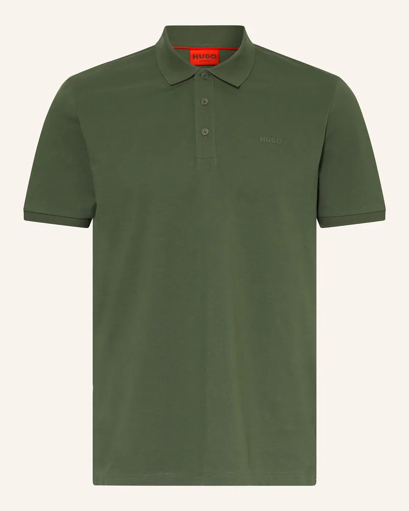 HUGO BOSS Piqué-Poloshirt Donos Regular Fit gruen Dunkelgrün
