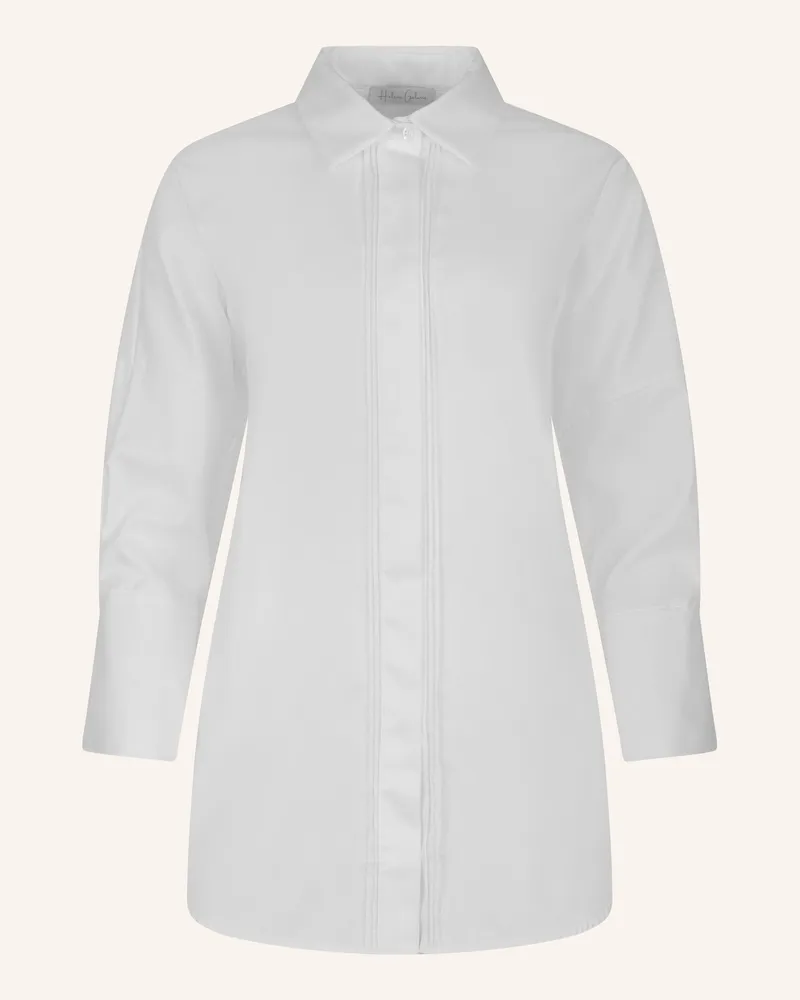 Helene Galwas Bluse Aus Baumwolle Emanare weiss Weiss