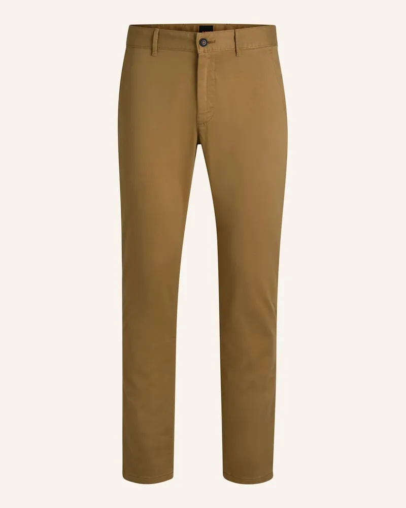 HUGO BOSS Casual Hose CHINO_SLIM Slim Fit Beige