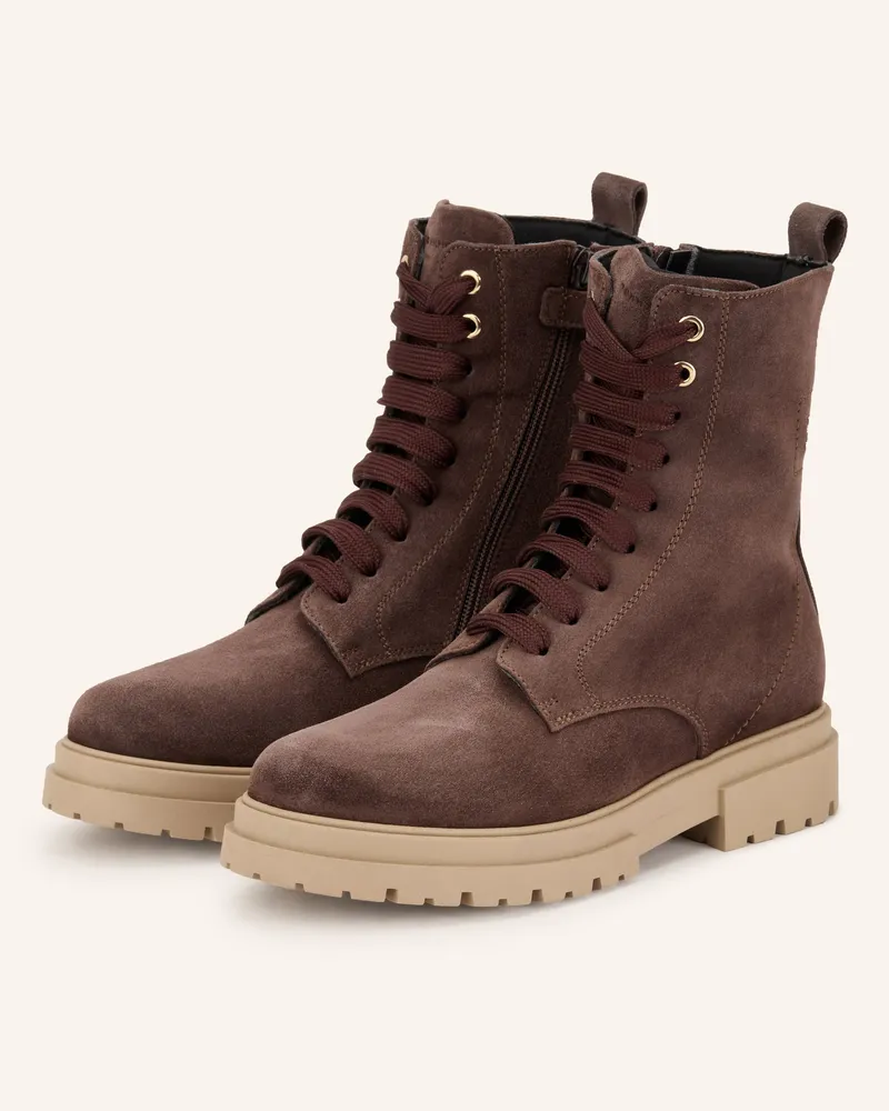 Tommy Hilfiger Schnürboots braun Dunkelbraun
