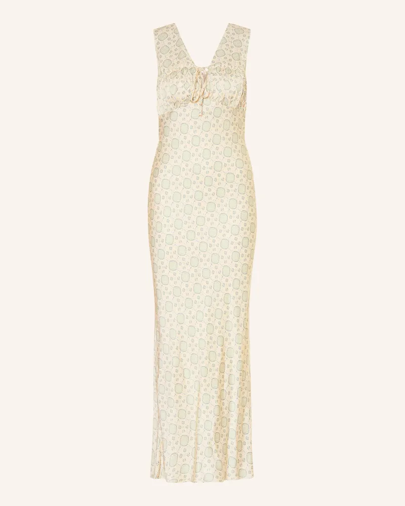 Claudie Pierlot Satinkleid beige Creme