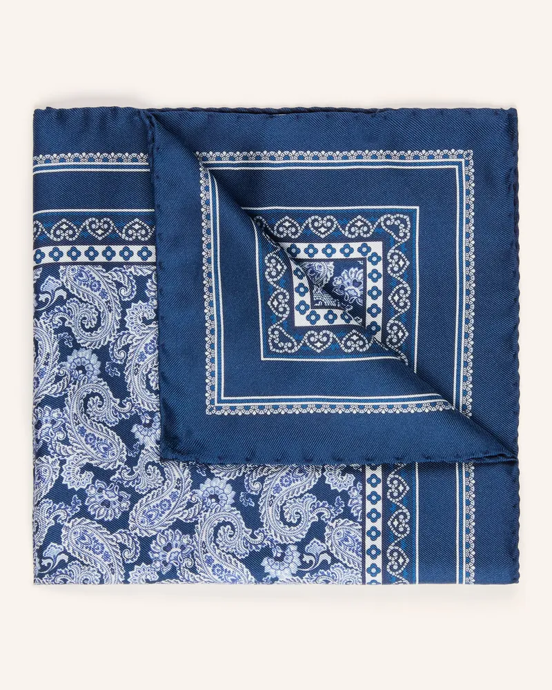 Eton Einstecktuch blau Dunkelblau
