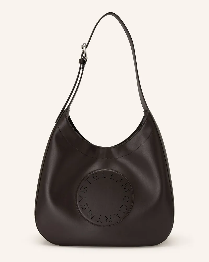 Stella McCartney Hobo-Bag Dunkelbraun