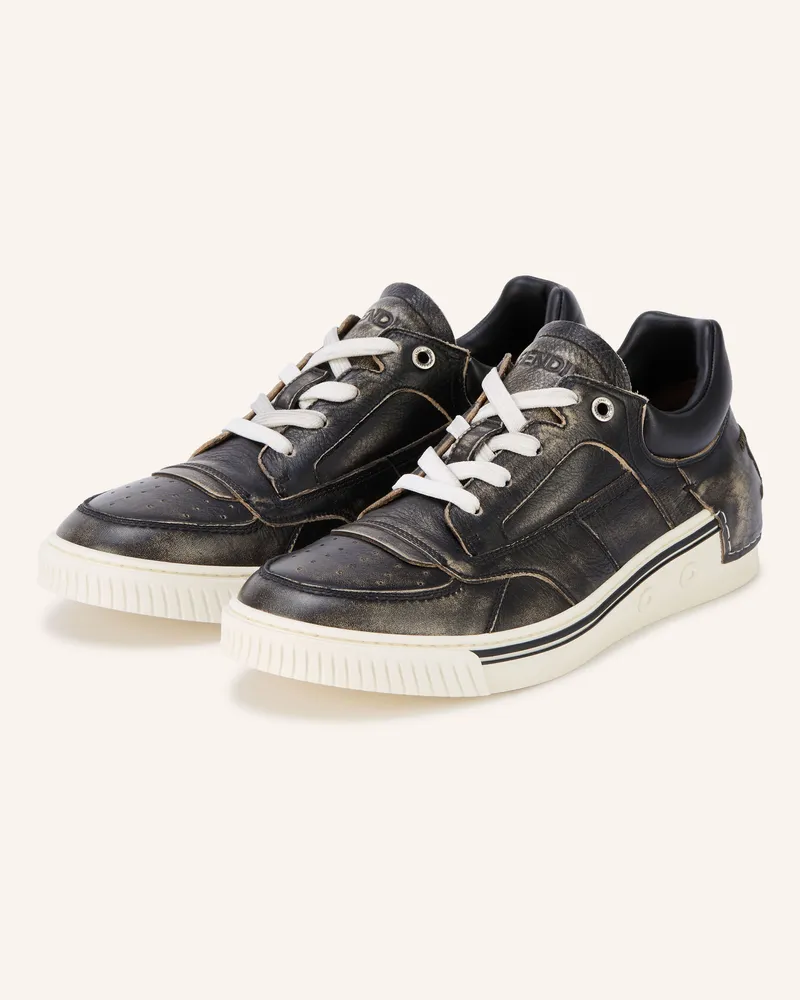 Fendi Sneaker Fender schwarz Schwarz