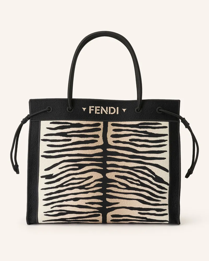 Fendi Shopper schwarz Schwarz