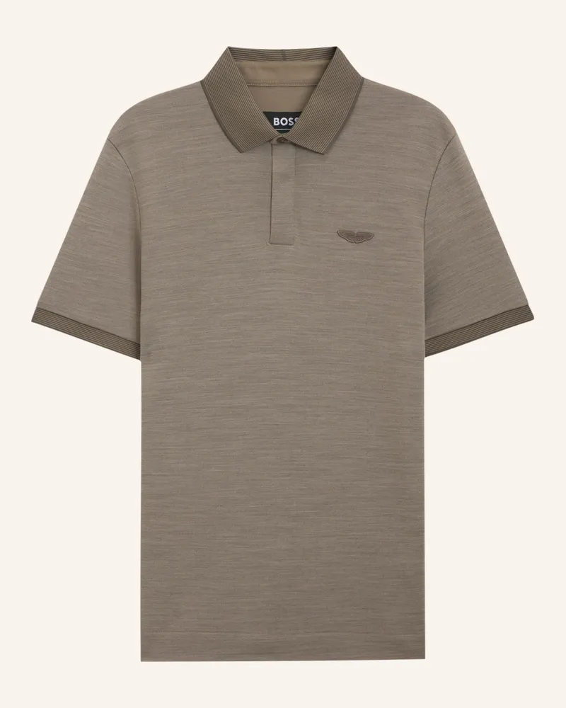 HUGO BOSS Poloshirt C-PROUT 242_AM Regular Fit Taupe