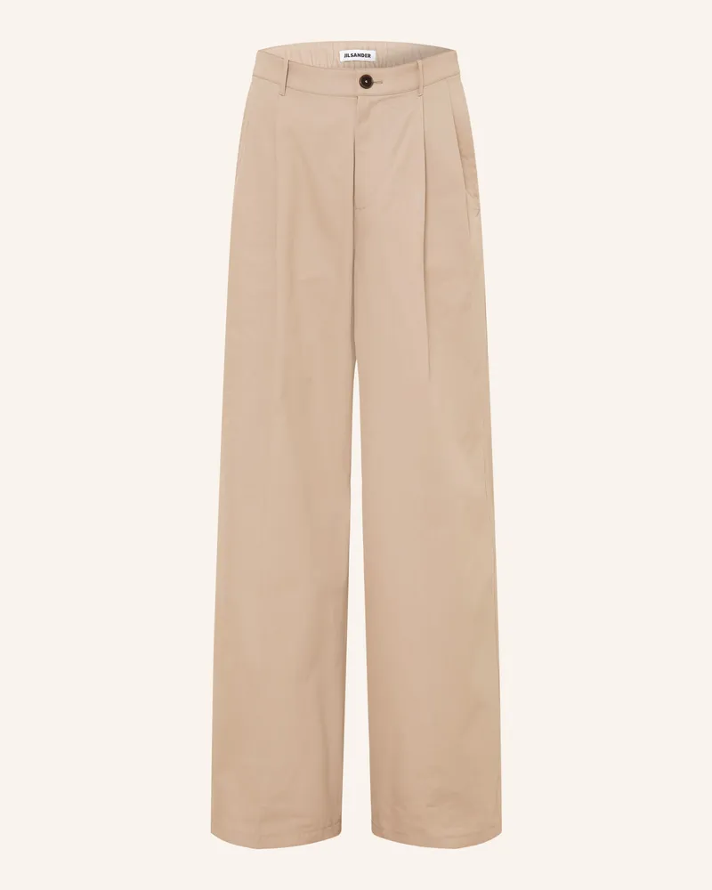 Jil Sander Chino Oversize Fit braun Beige
