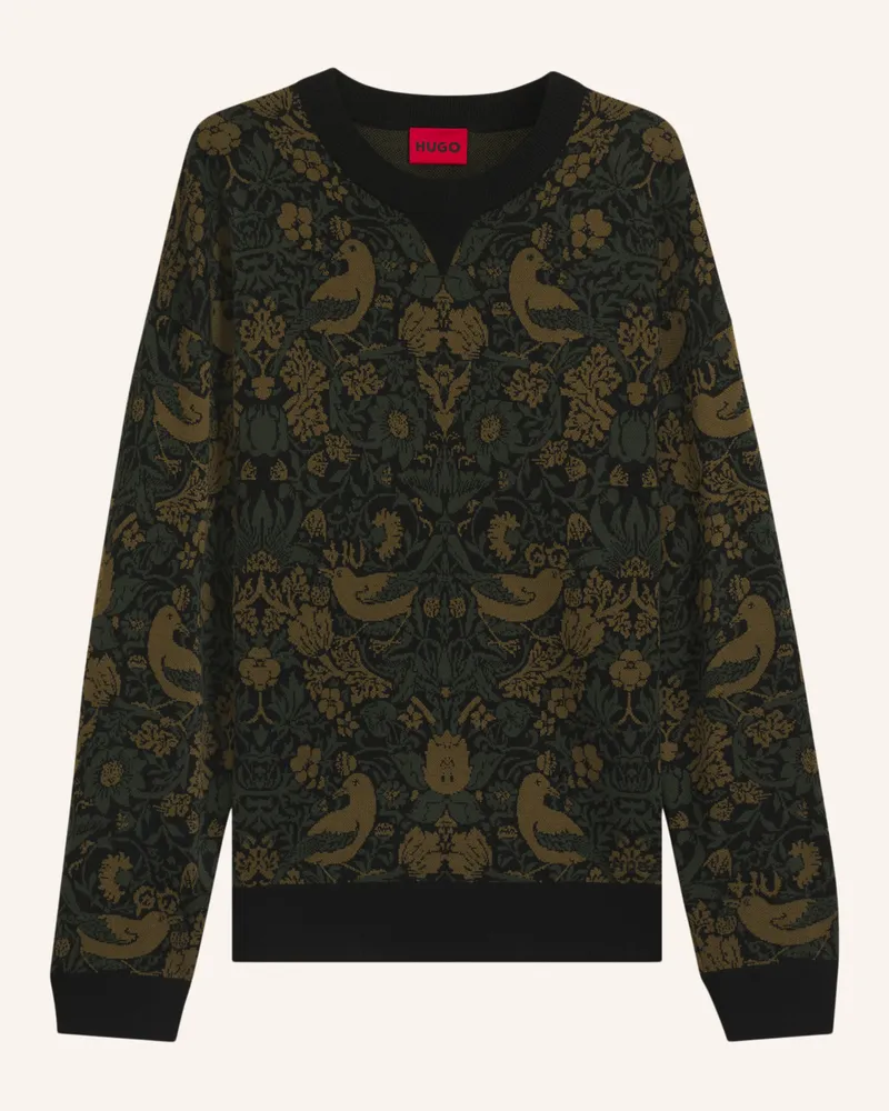 HUGO BOSS Pullover SORRIS Relaxed Fit Schwarz