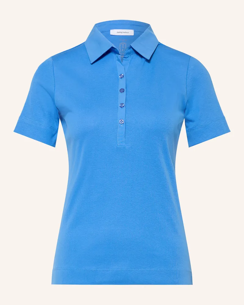 Darling Harbour Jersey-Poloshirt blau Cornflower
