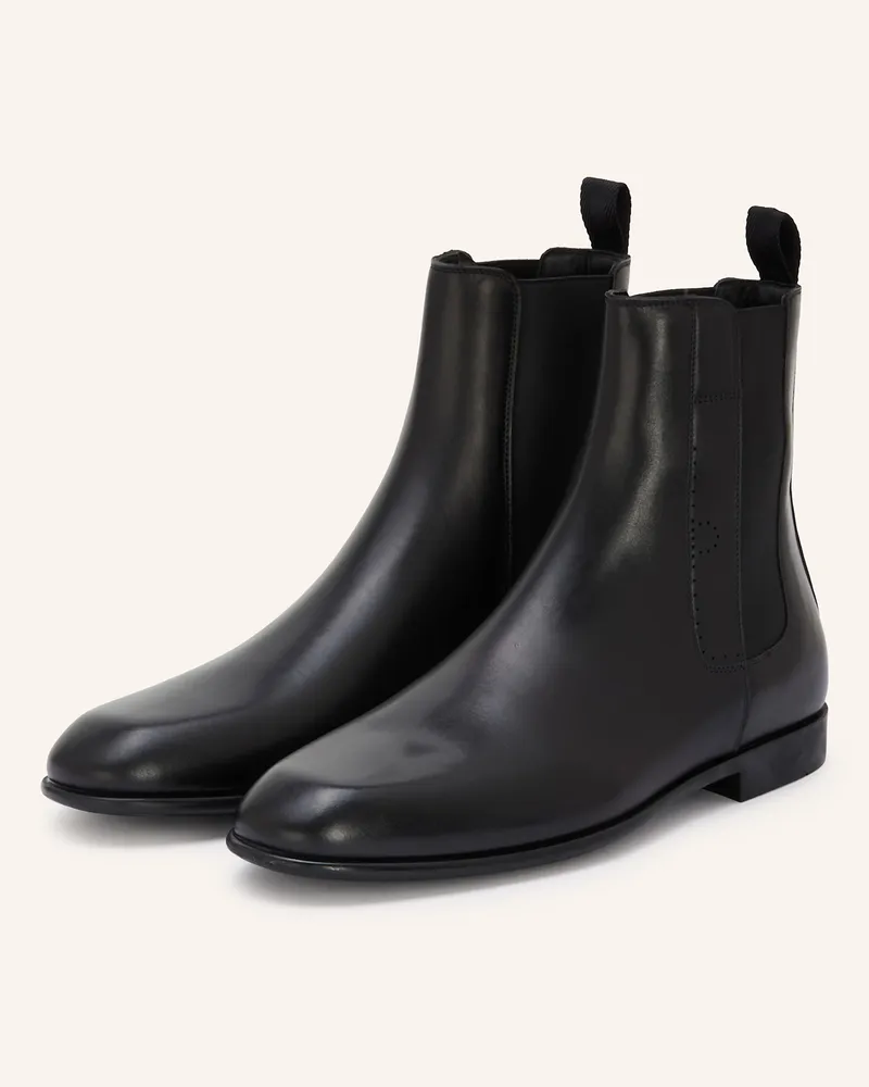 Ferragamo Chelsea-Boots schwarz Schwarz