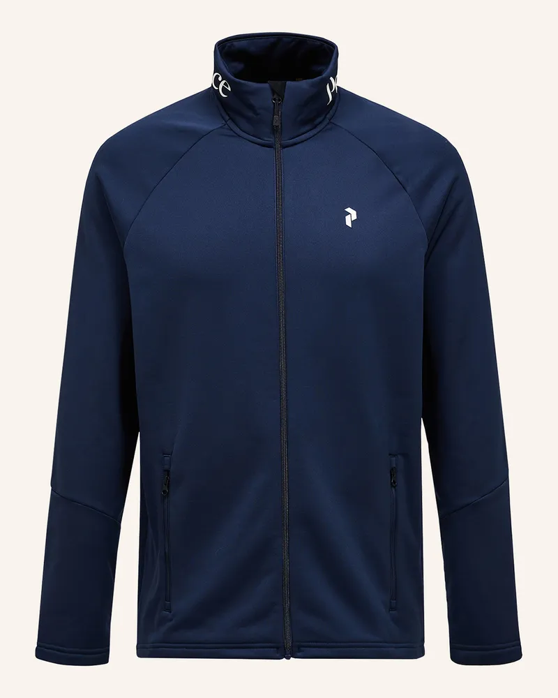 Peak Performance M Rider Essentials Midlayer Zip Jacket Fleecejacke blau Dunkelblau