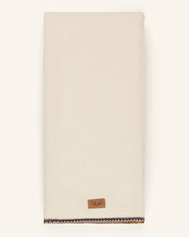 UGG Fleeceschal Uggbraid™ weiss Creme