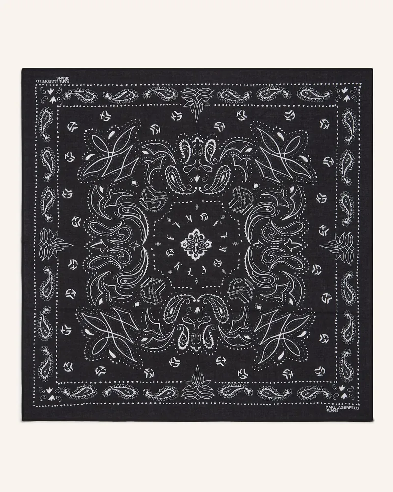 Karl Lagerfeld Schal Schwarz