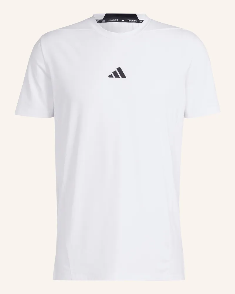 adidas Funktionsshirt Designed For Training Workout weiss Weiss