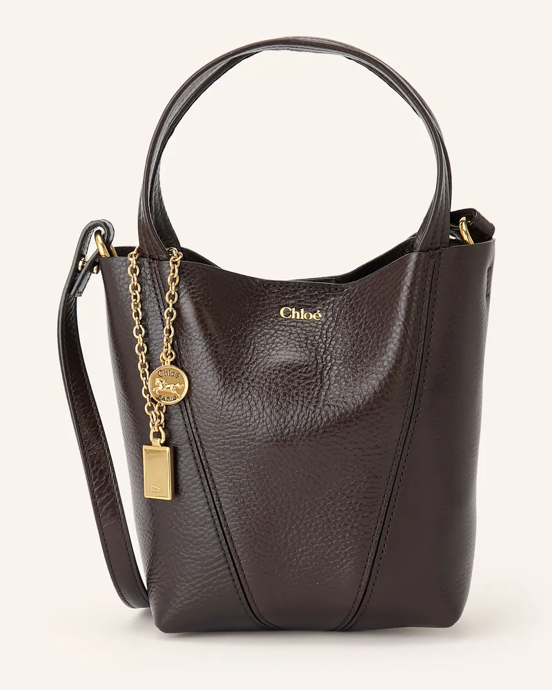 Chloé Umhängetasche Spin braun 24x