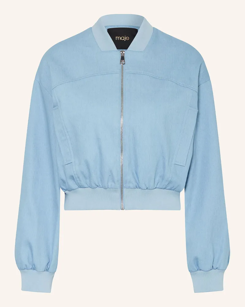 Maje Blouson Hellblau