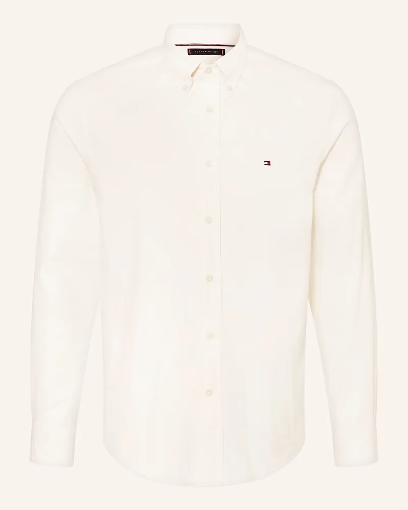 Tommy Hilfiger Cordhemd Regular Fit Weiss
