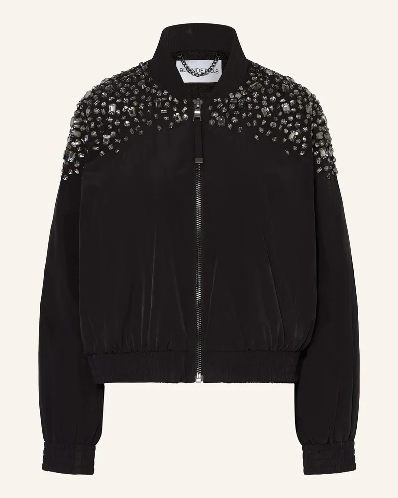 Blonde No. 8 Blouson LEX mit Schmucksteinen Schwarz