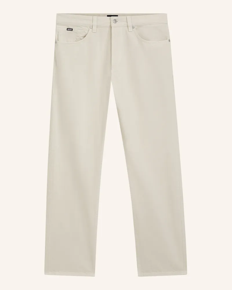 HUGO BOSS Jeans AKRON_SO Relaxed Fit Weiss