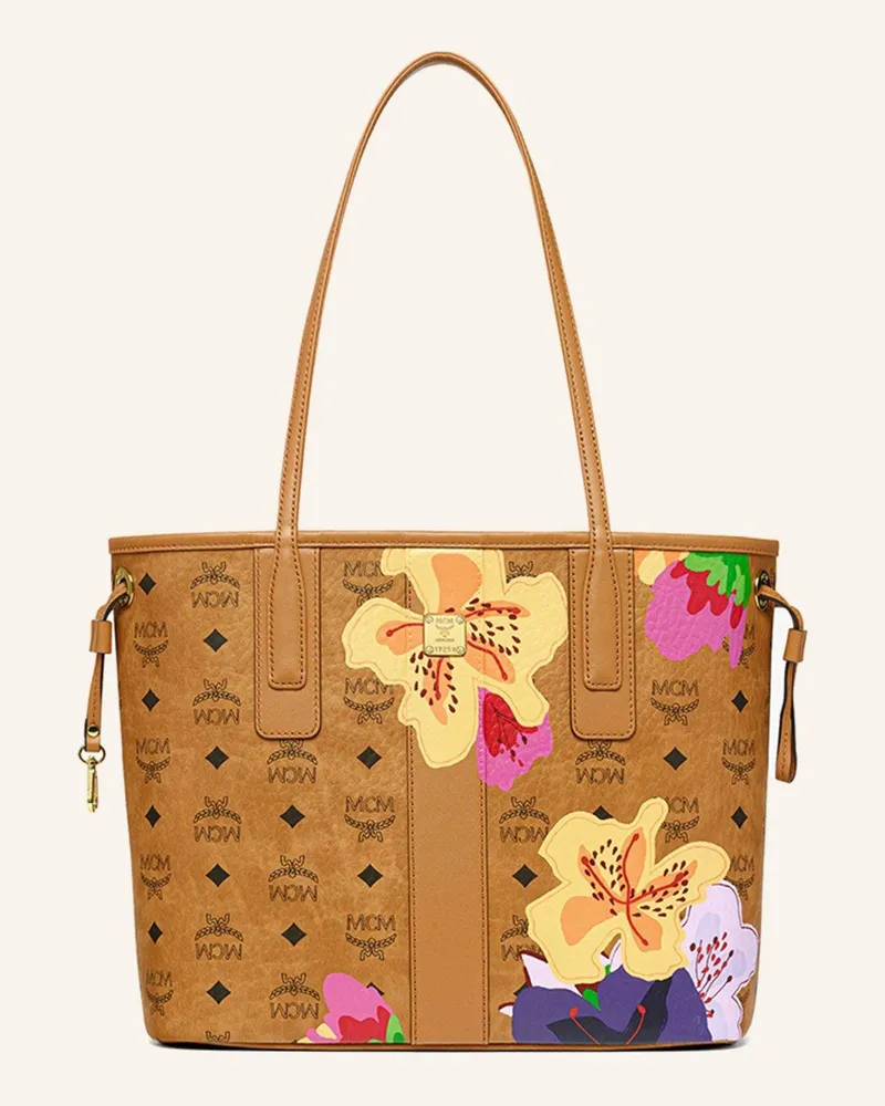 MCM Shopper Cognac