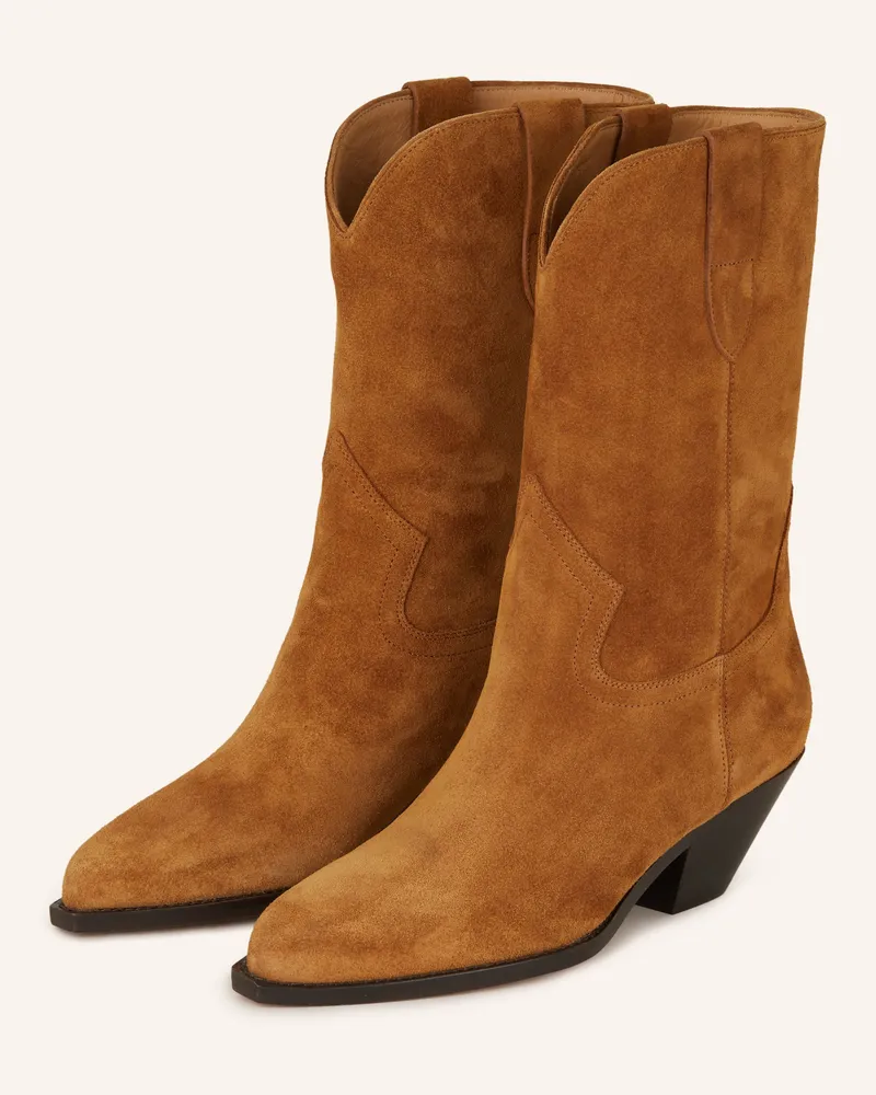 Isabel Marant Cowboy Boots DAHOPE Cognac