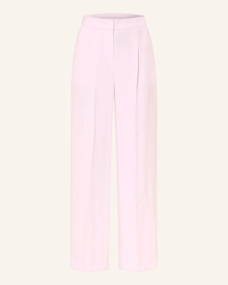 HUGO BOSS Marlenehose Tiana Mit Leinen rosa Hellrosa