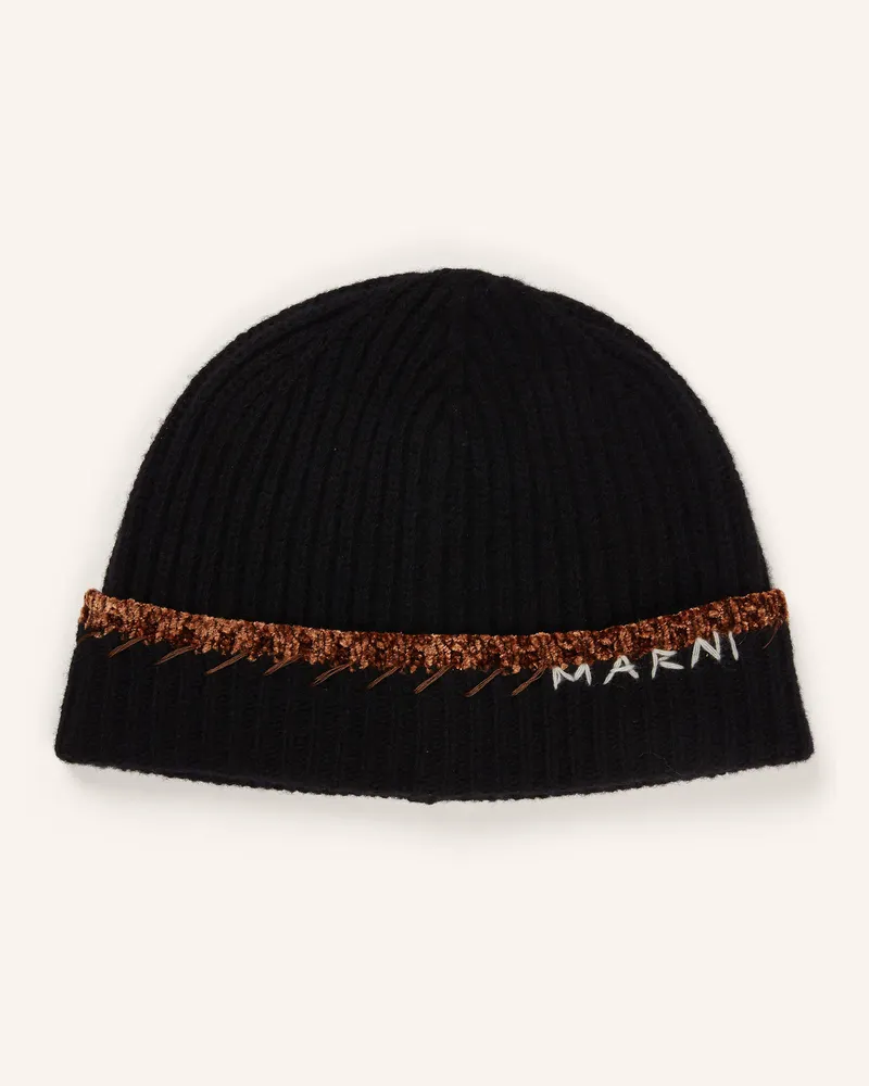Marni Mütze schwarz Schwarz