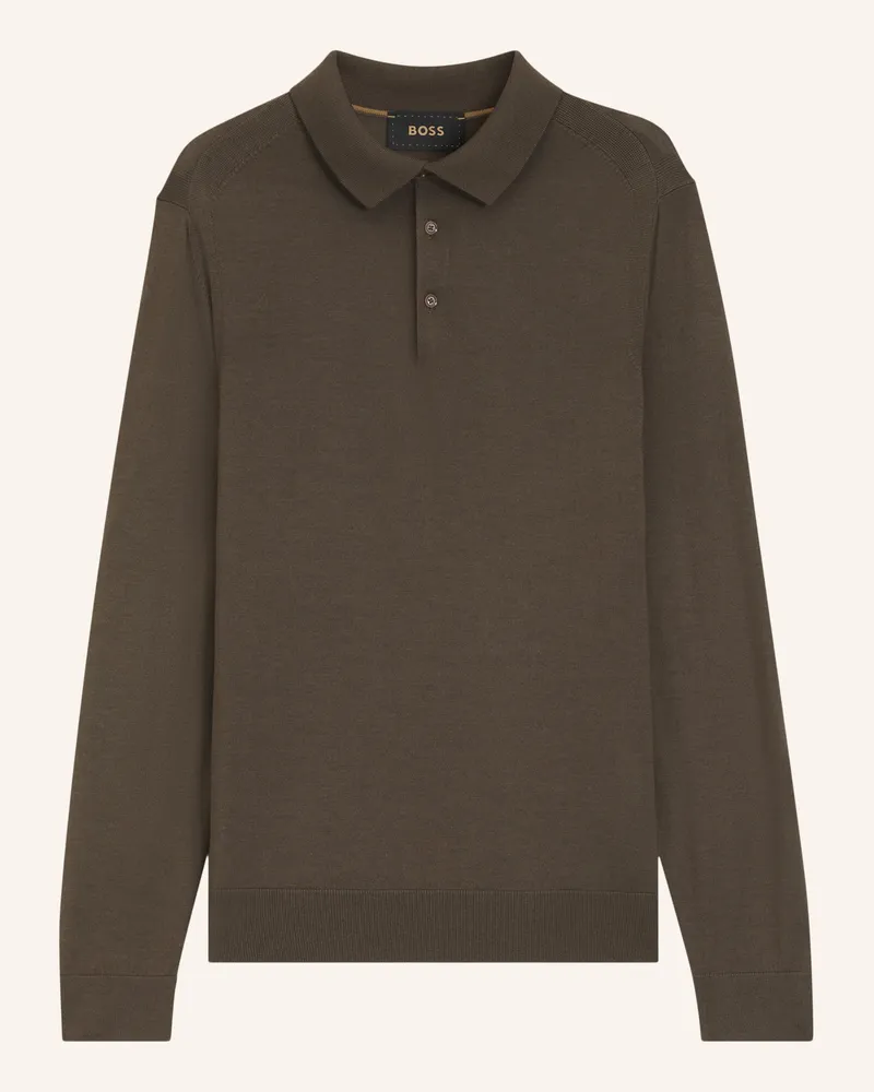 HUGO BOSS Sweater Ovio Regular Fit braun Braun