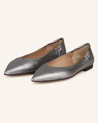 POMME D'OR Ballerinas INGRID - PLATIN Silber