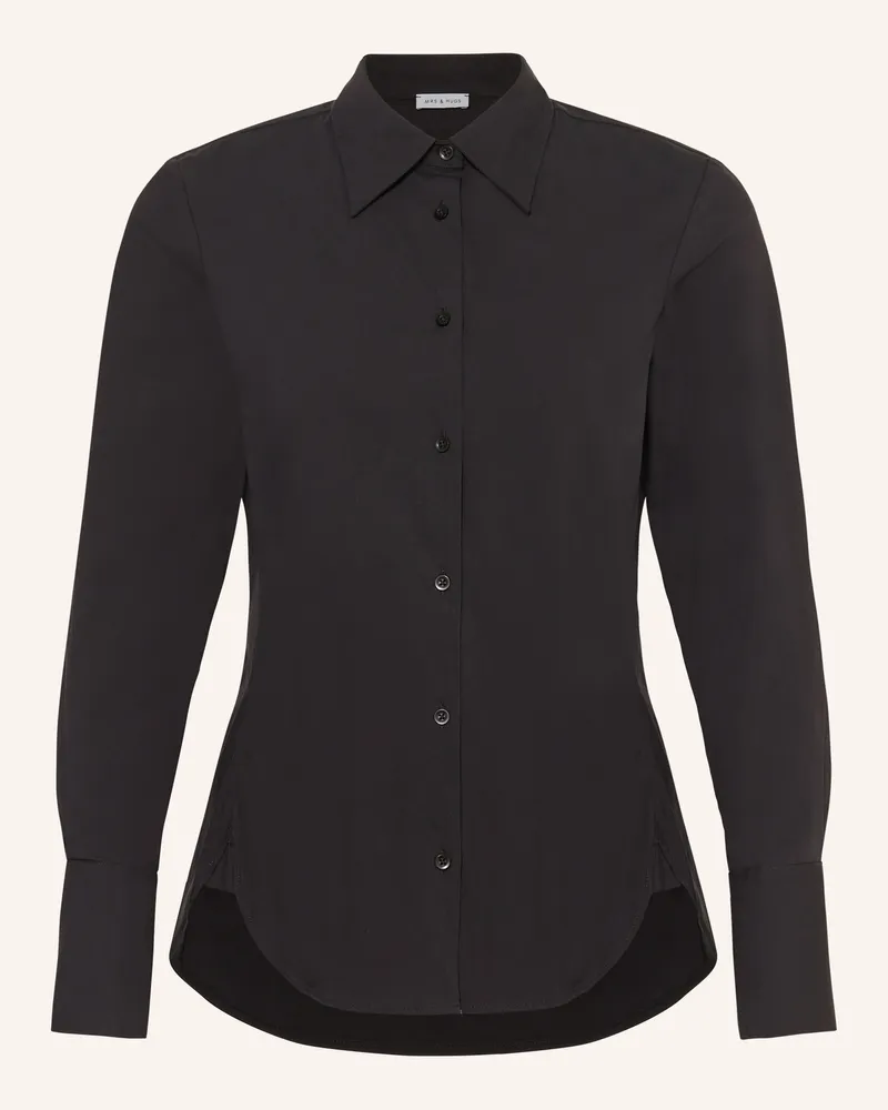 Mrs & HUGS Hemdbluse Schwarz
