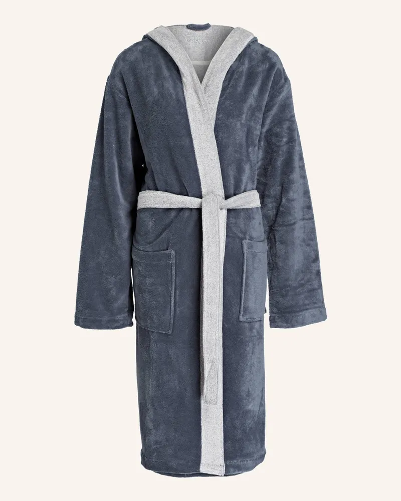 Vossen Unisex-Flanell-Bademantel POPPY Grau
