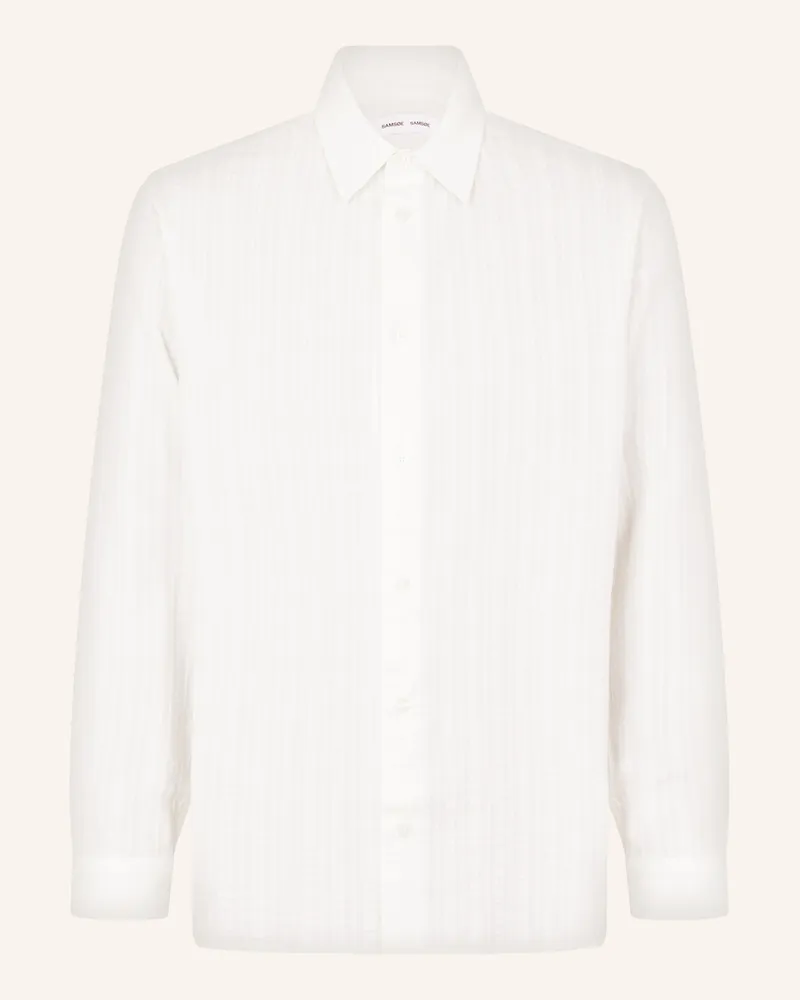 Samsøe & Samsøe Hemd Sadamon X Loose Fit weiss Creme
