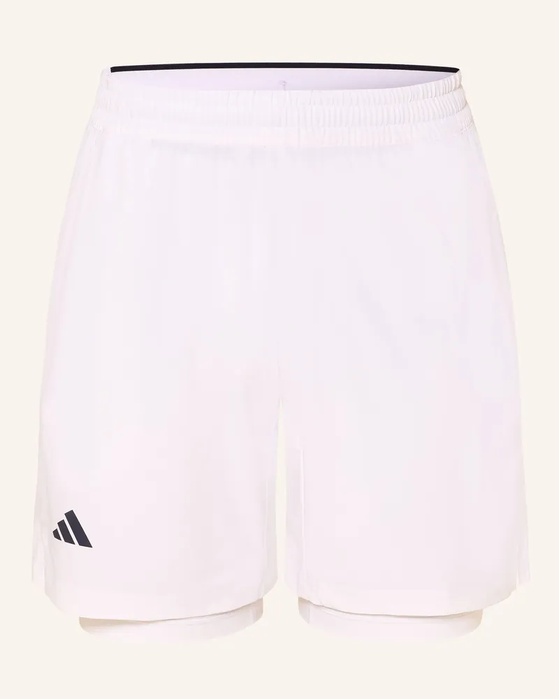 adidas 2-In-1-Tennisshorts Tennis Climacool weiss Weiss