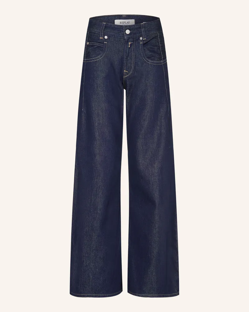 Replay Barrel Jeans Hallebe blau C007
