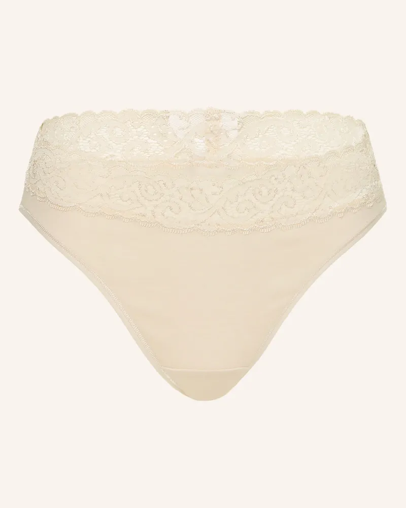 Hanro Slip Moments beige Ecru